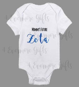 Mommy's Future Zeta | Zeta Phi Beta Inspired Baby Body Suit