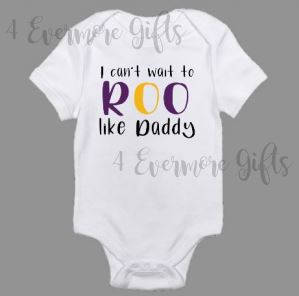 I Can't Wait Omega Psi Phi Baby Body Suit
