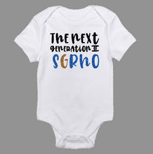 Load image into Gallery viewer, The Next Generation of Sigma Gamma Rho Baby Body Suit