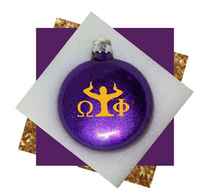 Omega Psi Phi Christmas Ornament