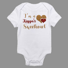 Load image into Gallery viewer, Kappa Alpha Psi&#39;s Sweetheart Baby Body Suit