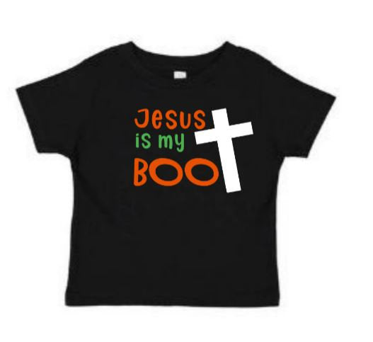 Jesus Is My Boo Christian Kid Halloween Shirt