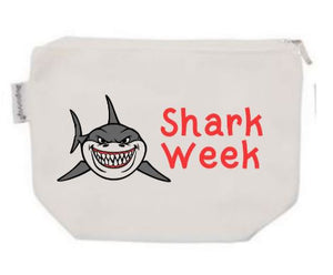 Shark Week Tampon Pouch with Free Gift | Period Bag