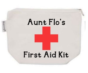 Aunt Flo's First Aid Kit Tampon Pouch with Free Gift | Period Bag