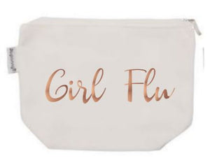 Girl Flu Rose Gold Tampon Pouch with Free Gift | Period Bag
